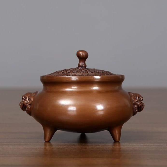 Traditional Bronze Incense Burner for the Private Study – Incense Burner – view 5