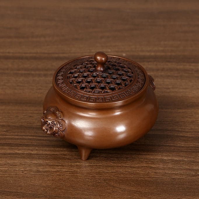 Traditional Bronze Incense Burner for the Private Study – Incense Burner – view 2