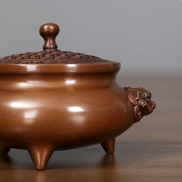 Traditional Bronze Incense Burner for the Private Study – Incense Burner – view 7