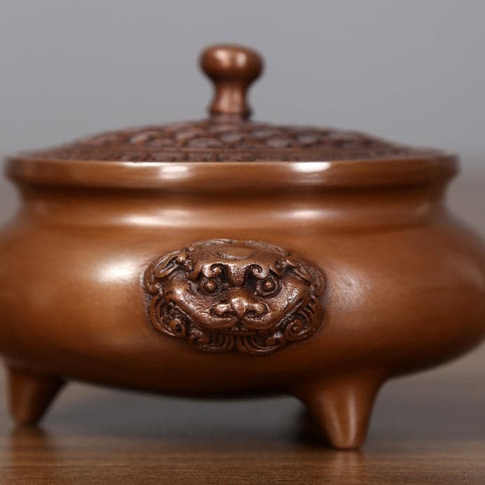 Traditional Bronze Incense Burner for the Private Study – Incense Burner – view 8