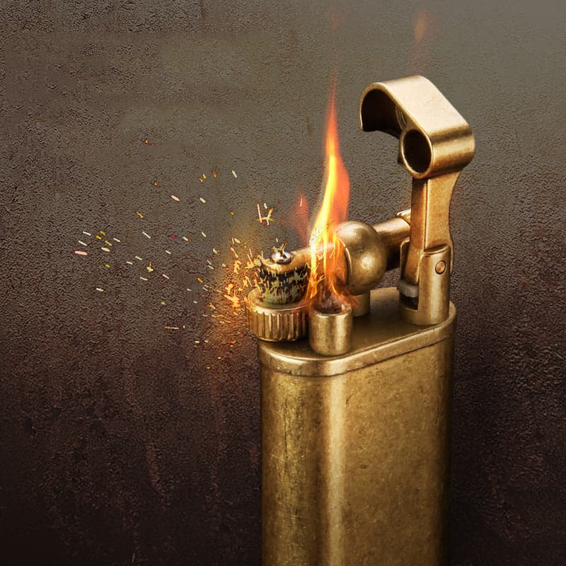 ZORRO Z311 Solid Brass Butane Lighter – Smooth Body – Lighter – view 2