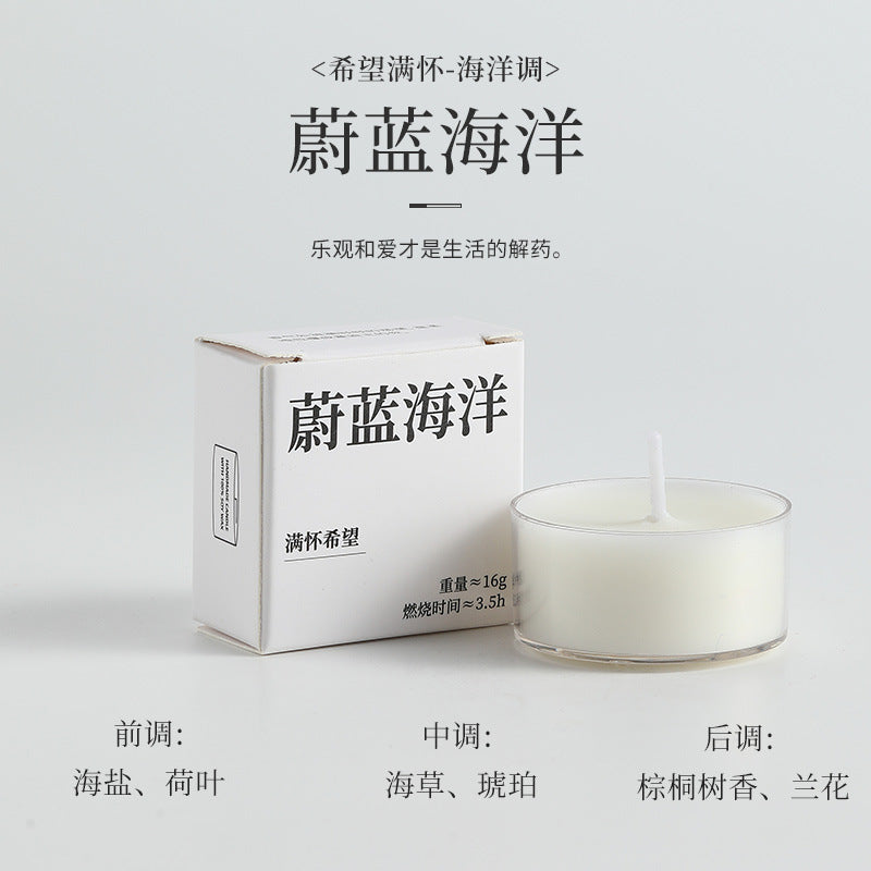 Azure Ocean Scented Tealight Candles – "Hopes Held High" Ocean Fragrance (Pack of 5)